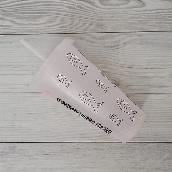 Custom Breast Cancer Awareness Color Changing Cup / Tumbler - Picture 4 of 5